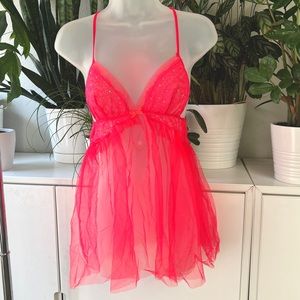 Victoria’s Secret- Tulle Babydoll Lingerie 💝